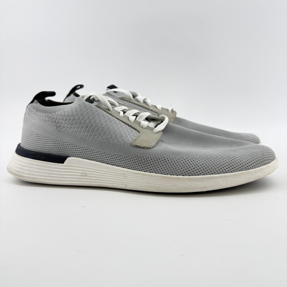 Wolf & Shepherd SwiftKnit Derby Mens 14 Grey Knit Lace Up Sneakers